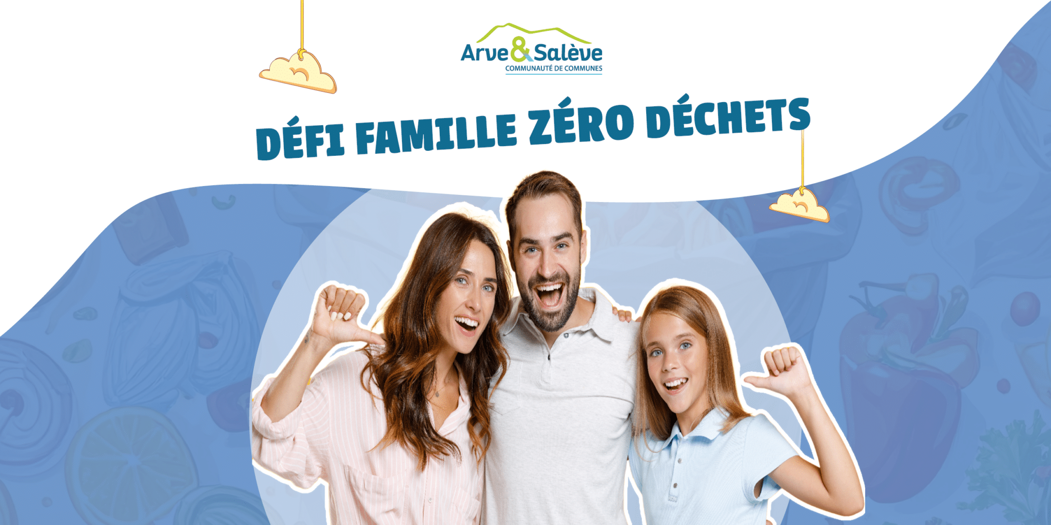 Visuel de la famille zéro déchet